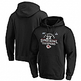 Kansas City Chiefs NFL Pro Line by Fanatics Branded 2 Time Super Bowl Champions Scrimmage Pullover Hoodie Black,baseball caps,new era cap wholesale,wholesale hats